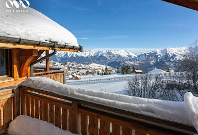 Chalet with panoramic view and terrace 4