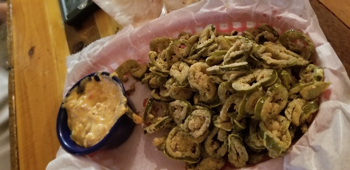 Fried jalapenos