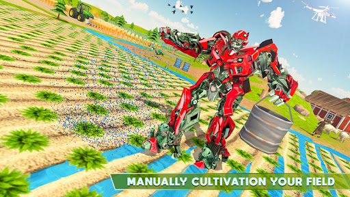 Super Robot Farmer Village Tractor Farming