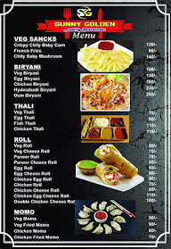 Sunny Golden Family Restaurant menu 3