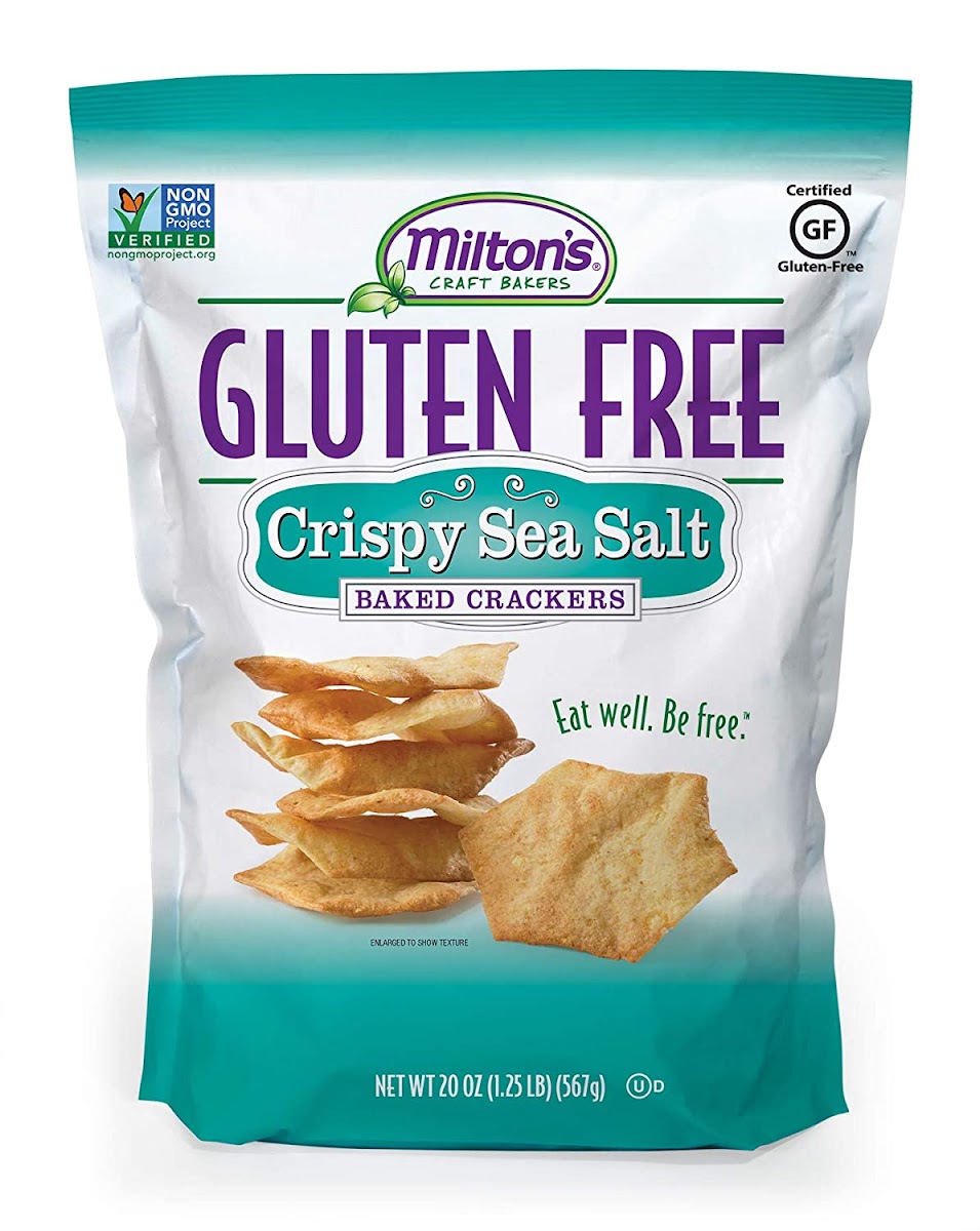 Gluten Free Crispy Sea Salt Baked Crackers