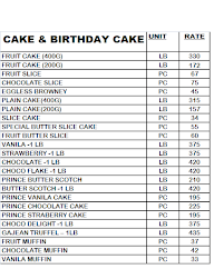 Bake Club - Le Rousseau Cafe menu 2