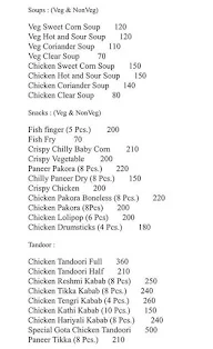 Pratichhabi Kitchen menu 1