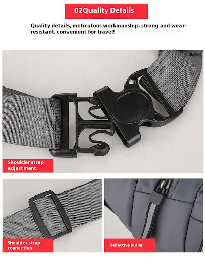 Title 23, Mens Multifunctional Waist Bag Wear resistant ...