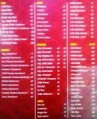 Malhotra Bakery menu 2