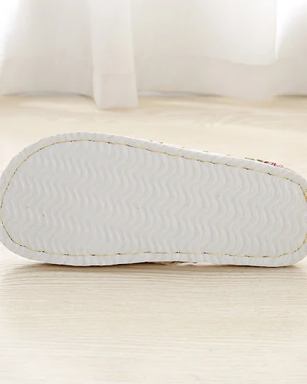 Women Home Slippers Indoor Floor Soft Couple Linen Slippe... - 1