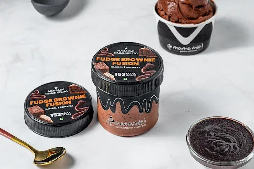 Fudge Brownie Chocolate Fusion Ice Cream Tub [125 ml]