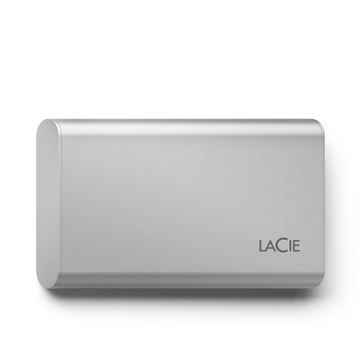 Ổ Cứng Di Động SSD LaCie Portable 2TB USB-C + Rescue (Bạc) - STKS2000400