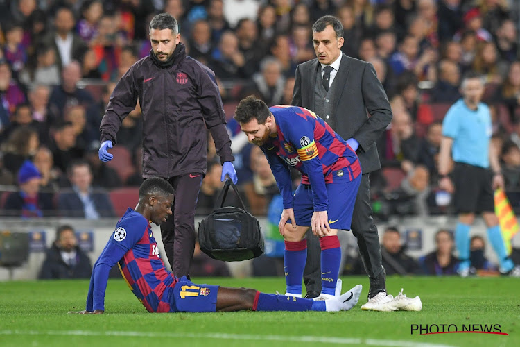 Et en plus, le Barça perd un élément offensif sur blessure 