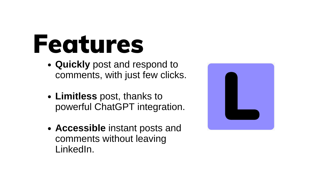 LinkedGPT: ChatGPT for LinkedIn Preview image 3