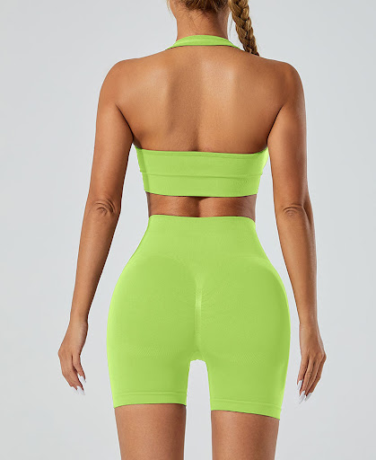 Title 7, U-collar Halter Bra Outer Wear Shockproof Runni...