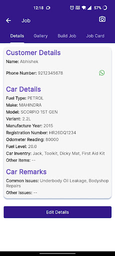 Screenshot GarageBook- Garage Management