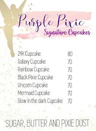 Purple Pixie Cakes And Confections menu 2