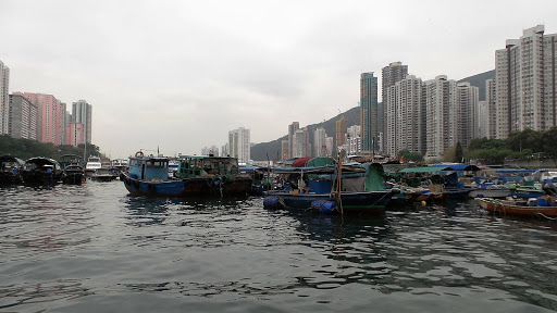 Sampan Boat Tour Hong Kong China 2016