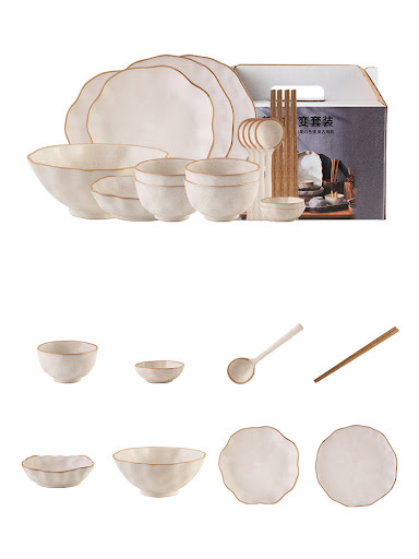 Title 11, New Creative Luxury Dishes Set High Sense Of Ho...