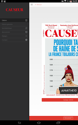 Causeur mensuel