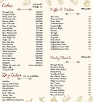 Cake Spot menu 2