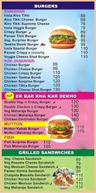 Burger Wale menu 2