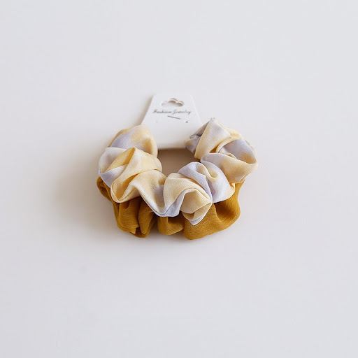 Title 5, Simple temperament tie hair rope with a large i...