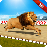 Wild Lion Crazy Racing Fever: Wild Animals Racing  Icon