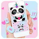 Cute Panda Keyboard Theme 7.0 APK Download