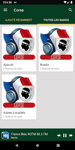 Stations Radio de Corse - France