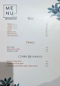 The Indian Room Cafe menu 2