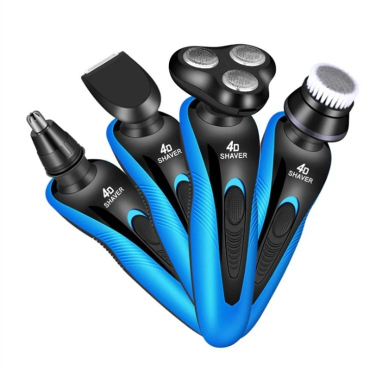 Barbeador elétrico multifuncional para barbear perfeito e cuidado completo. Apare, defina e estilize barba e pelos do corpo sem esforço.