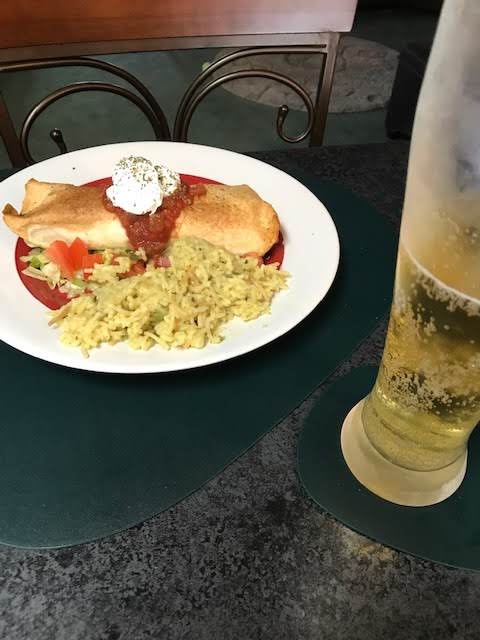 Beef Chimichangas with fried Rice at My Lake House_image