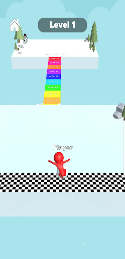 Screenshot Bridge Run: Snow Race 3D