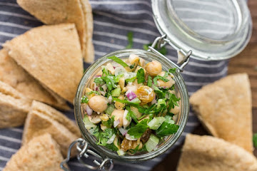 Chickpea Deli Salad (The Sprouted Kitchen Bowl + Spoon)