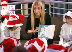 Image result for celebrity reading to kids