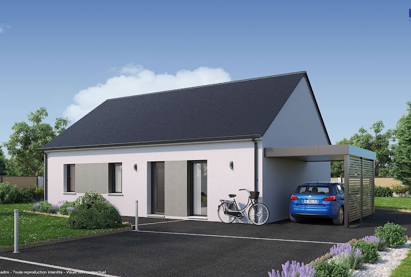  Vente Terrain + Maison - Terrain : 340m² - Maison : 82m² à Montauban-de-Bretagne (35360) 