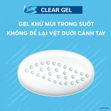 [HSD 01.07.2024] Gel khử mùi và giảm tiết mồ hôi Nữ Secret Completely Clean 73g