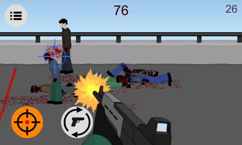 Flat Zombies: Bridge Screen 2