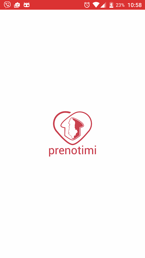 Android application Prenotimi screenshort