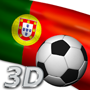 Portugal Football Team Flag 3D