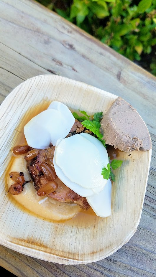 For Nicky USA's 17th Annual Wild About Game, Chef Jason Stratton of MBar of Seattle who made a dish of Nicky Farms Braised and Stuffed Rabbit with Caramelized Kohlrabi, Matsutake Mushrooms, and Pine Nuts