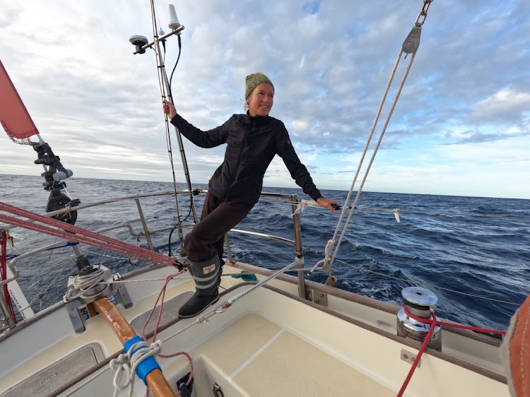 Kirsten Neuschäfer spent 235 days at sea, becoming the first woman to win the Golden Globe yacht race in which she could not use modern technology.