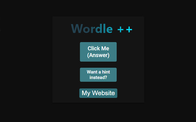 Wordle++ chrome extension