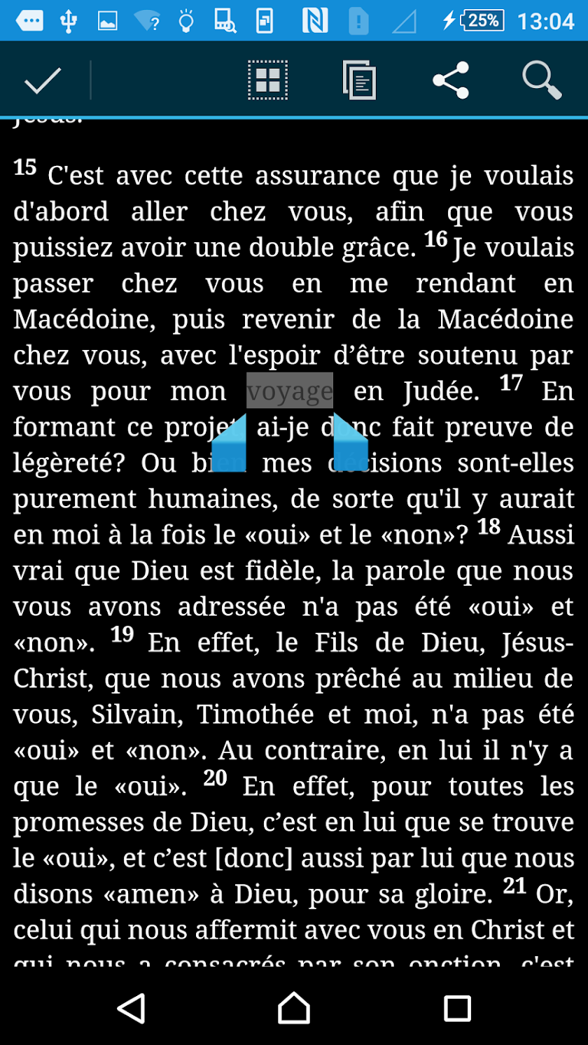 La Bible du Semeur - Français Screen 3