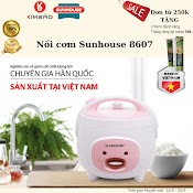 Nồi Cơm Điện Nắp Gài Sunhouse 1.8 Lít Shd8607W - Bảo Hành Chính Hãng 12 Tháng Toàn Quốc