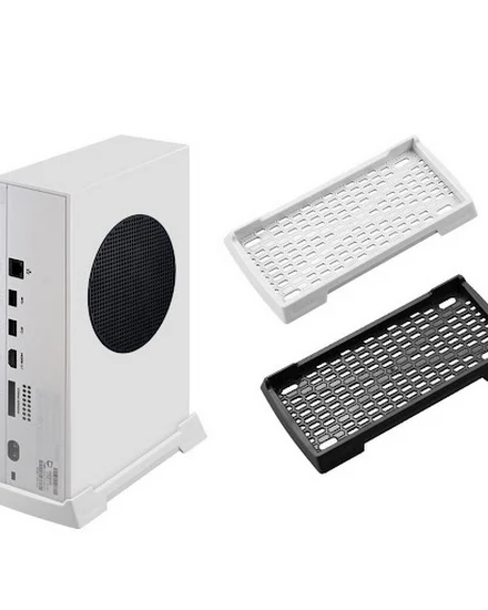 For Xbox Series S Vertical Stand with Built-in Cooling Ve... - 0