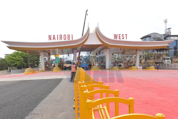 The mainline station at the endpoint—St Mark's/Lion Place along Waiyaki way on March 31, 2022