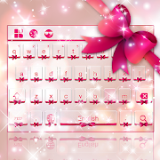 Pink Love Bow Keyboard  Icon