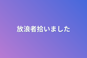 放浪者拾いました