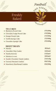 Bakery By Foodhall menu 5