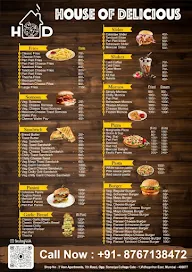 House Of Delicious menu 1