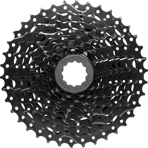 MicroShift ADVENT Super Short Cassette - 9 Speed - 11-38t - Black - ED Coated