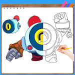 Cover Image of ダウンロード How to Draw Brawl Stars Characters 1.15 APK